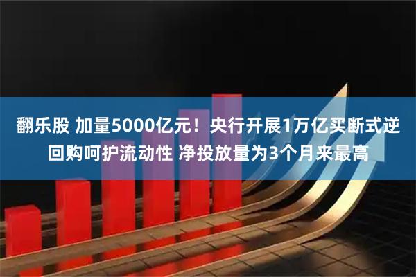 翻乐股 加量5000亿元！央行开展1万亿买断式逆回购呵护流动性 净投放量为3个月来最高