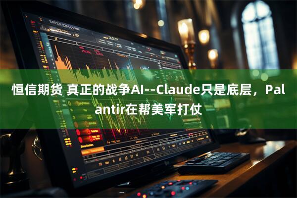 恒信期货 真正的战争AI--Claude只是底层，Palantir在帮美军打仗